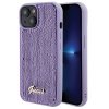 Guess GUHCP15SPSFDGSU iPhone 15 / 14 / 13 6.1 fioletowy/purple hardcase Sequin Script Metal